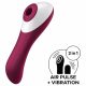 Satisfyer Dual Crush - vaginalni in klitorisni vibrator za ponovno polnjenje (rdeč) 