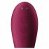 Satisfyer Dual Crush - vaginalni in klitorisni vibrator za ponovno polnjenje (rdeč) 