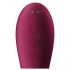 Satisfyer Dual Crush - polnilni vaginalni in klitoralni vibrator (rdeč)