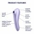 Satisfyer Dual Pleasure - pametni vaginalni in klitorisni vibrator za ponovno polnjenje (vijolična) 