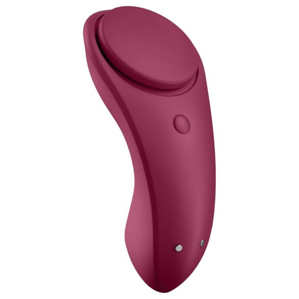 Satisfyer Sexy Secret - pametna vodoodporna hlačne vibrator (bordo)