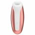 Satisfyer Love Breeze - Vodoodporni klitorisni vibrator z možnostjo polnjenja (breskev) 