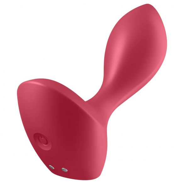 Satisfyer Backdoor Lover - polnilni, vodoodporni analni vibrator (rdeč)