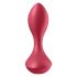 Satisfyer Backdoor Lover - Vodoodporni analni vibrator z možnostjo polnjenja (rdeč) 