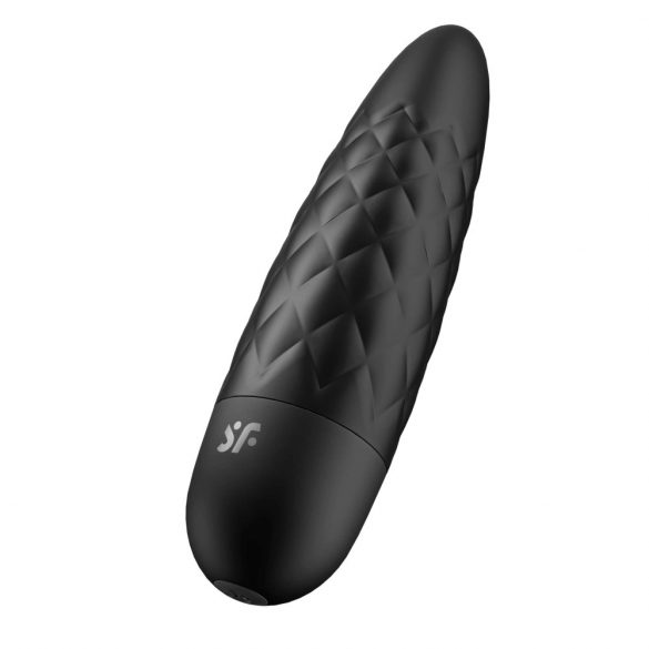 Satisfyer Ultra Power Bullet 5 - Vodoodporni vibrator z možnostjo polnjenja (črn) 