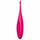 Satisfyer Twirling Fun - Vodoodporni klitorisni vibrator z možnostjo polnjenja (magenta) 