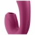 Satisfyer Sunray - vibrator 2v1 z možnostjo polnjenja (rdeč) 