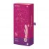 Satisfyer Triple Lover - masažni vibrator za točko G in masažni vibrator (roza)