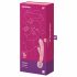 Satisfyer Triple Lover - masažni vibrator za točko G in masažni vibrator (roza)