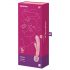 Satisfyer Triple Lover - vibrator za G-točko in masažo (roza)