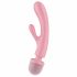 Satisfyer Triple Lover - masažni vibrator za točko G in masažni vibrator (roza)