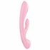 Satisfyer Triple Oh - vibrator s paličico za polnjenje (roza) 