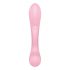 Satisfyer Triple Oh - vibrator s paličico za polnjenje (roza) 