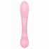 Satisfyer Triple Oh - vibrator s paličico za polnjenje (roza) 