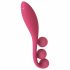 Satisfyer Tri Ball 1 - večnamenski vibrator za polnjenje (rdeča) 