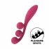 Satisfyer Tri Ball 1 - večnamenski vibrator za polnjenje (rdeča) 