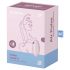 Satisfyer Vulva Lover 3 - polnilni, zračnimi valovi stimuliran klitorisni vibrator (roza)