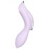 Satisfyer Curvy Trinity 2 - polnilni 2-v-1 vibrator z zračnimi valovi (lila)