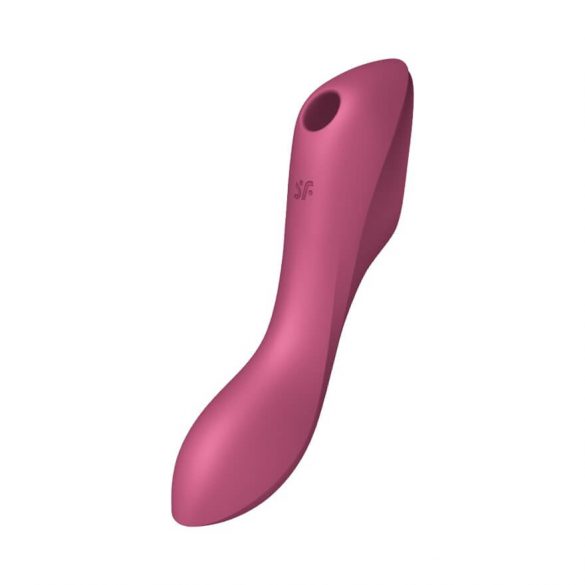 Satisfyer Curvy Trinity 3 - Vaginalni in klitorisni vibrator z možnostjo polnjenja (rdeč) 