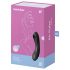 Satisfyer Curvy Trinity 4 - akumulatorski zračni 2v1 vibrator (črn)