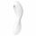 Satisfyer Curvy Trinity 5+ - pametni vibrator 2v1 za polnjenje (bela) 