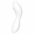 Satisfyer Curvy Trinity 5+ - pametni vibrator 2v1 za polnjenje (bela) 