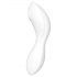 Satisfyer Curvy Trinity 5+ - pameten zračni 2v1 vibrator (bela)