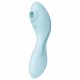 Satisfyer Curvy Trinity 5+ - pametni vibrator 2v1 za polnjenje (modri) 