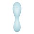 Satisfyer Curvy Trinity 5+ - pametni vibrator 2v1 za polnjenje (modri) 