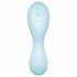 Satisfyer Curvy Trinity 5+ - pametni vibrator 2v1 za polnjenje (modri) 