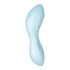 Satisfyer Curvy Trinity 5+ - pametni vibrator 2v1 za polnjenje (modri) 