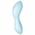 Satisfyer Curvy Trinity 5+ - pametni vibrator 2v1 za polnjenje (modri) 