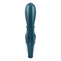   Satisfyer Hug Me - Pametni vibrator s paličico za ponovno polnjenje (sivo-modra)