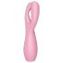 Satisfyer Threesome 3 - polnilni vibrator za klitoris (roza)