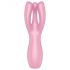 Satisfyer Threesome 3 - polnilni vibrator za klitoris (roza)