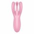 Satisfyer Threesome 4 - pametni klitorisni vibrator za ponovno polnjenje (roza) 