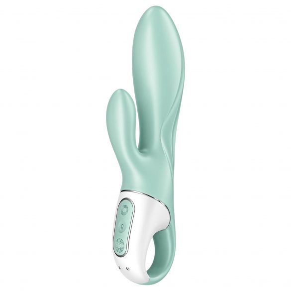 Satisfyer Air Pump Bunny 5 - pametni vibrator s črpalko za polnjenje (meta) 