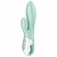 Satisfyer Air Pump Bunny 5 - pametni vibrator s črpalko za polnjenje (meta) 