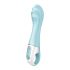 Satisfyer Air Pump Vibrator 5 - pametni vibrator s črpalko za polnjenje (modra) 