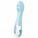 Satisfyer Air Pump Vibrator 5 - pametni vibrator s črpalko za polnjenje (modra) 