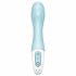 Satisfyer Air Pump Vibrator 5 - pametni vibrator s črpalko za polnjenje (modra) 