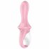 Satisfyer Air Pump Booty 5 - pametni analni vibrator za polnjenje (roza) 