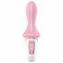 Satisfyer Air Pump Booty 5 - pametni analni vibrator za polnjenje (roza) 