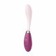 Satisfyer G-Spot Flex 3 - vibrator za točko G z možnostjo polnjenja (roza in bordo) 