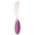 Satisfyer G-Spot Flex 3 - vibrator za točko G z možnostjo polnjenja (roza in bordo) 