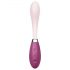 Satisfyer G-Spot Flex 3 - polnilni G-točkovni vibrator (roza-bordo)