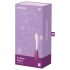 Satisfyer G-Spot Flex 3 - polnilni G-točkovni vibrator (roza-bordo)