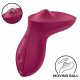 Satisfyer Exciterrr - Vrtljivi vibrator za klitoris s kroglicami (rdeč)