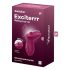 Satisfyer Exciterrr - Vrtljivi vibrator za klitoris s kroglicami (rdeč)