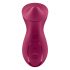 Satisfyer Exciterrr - Vrtljivi vibrator za klitoris s kroglicami (rdeč)